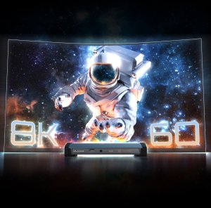 8K THUNDERBOLT 4 DOCKING/STATION - UK BLACK/SPACE GREY 10