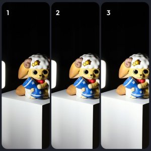 Lampa błyskowa Ulanzi Lampa LED na Magnes + ISO do Telefonu Aparatu Kamery 1W 500mAh / DG01 / Biały 4