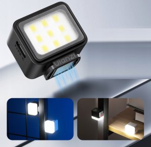 Lampa błyskowa Ulanzi Lampa LED na Magnes + ISO do Telefonu Aparatu Kamery 1W 500mAh / DG01 / Biały 7