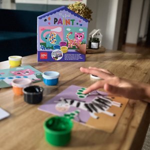Mój pierwszy zestaw artystyczny Apli Kids - Malowanie palcami 5