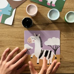Mój pierwszy zestaw artystyczny Apli Kids - Malowanie palcami 6