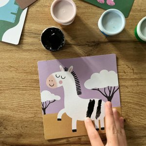 Mój pierwszy zestaw artystyczny Apli Kids - Malowanie palcami 8