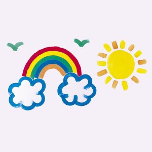 Farby w tubie z pędzelkiem Apli Kids - Kolory podstawowe 6 szt. 3