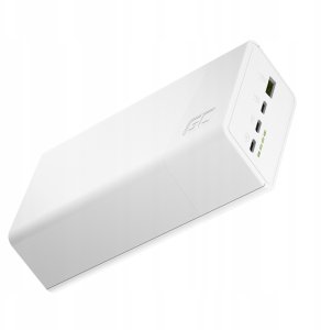 Greencell PowerPlay 30 - biały powerbank 30 000mAh, 22,5W, 4 porty 2
