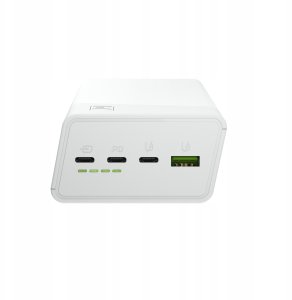 Greencell PowerPlay 30 - biały powerbank 30 000mAh, 22,5W, 4 porty 3