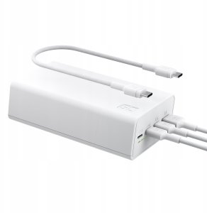 Greencell PowerPlay 30 - biały powerbank 30 000mAh, 22,5W, 4 porty 4