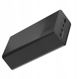 Greencell PowerPlay 30 - czarny powerbank 30 000mAh, 22,5W, 4 porty 11