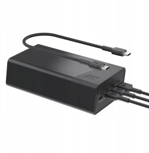 Greencell PowerPlay 30 - czarny powerbank 30 000mAh, 22,5W, 4 porty 3