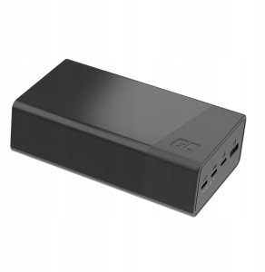 Greencell PowerPlay 30 - czarny powerbank 30 000mAh, 22,5W, 4 porty 9