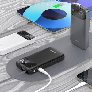 Powerbank Dudao K31 10000 mAh 22,5W PD z wbudowanym kablem szary 9