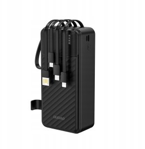 Powerbank Dudao K11 Max 30000mAh z wbudowanymi kablami czarny 8