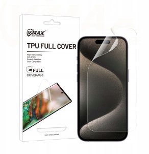 VMAX Vmax folia ochronna niewidoczna folia TPU pełne pokrycie do iPhone 15 Plus 6,7" 2