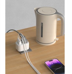 Devia gniazdo sieciowe ładowarka Smart PD 20W 1x USB-C 2x USB biała 4