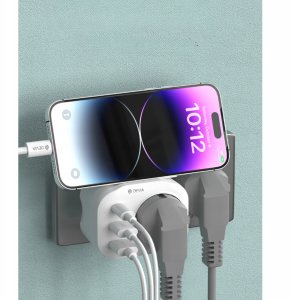 Devia gniazdo sieciowe ładowarka Smart PD 20W 1x USB-C 2x USB biała 5
