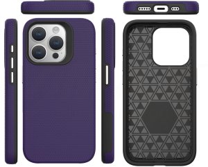 Vmax nakładka Triangle Case do Samsung Galaxy A15 4G / A15 5G ciemny fiolet 4
