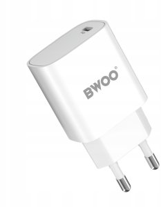 BWOO ładowarka sieciowa PD CDA159 USB-C + kabel USB-C - Lightning 20W biała 4