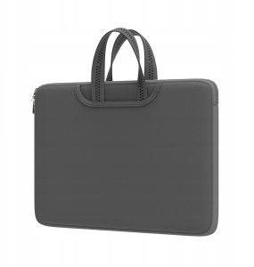 BWOO neoprenowa torba na laptopa z uchwytem 15" szara 3