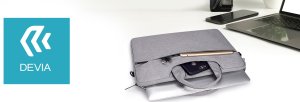 Devia torba do laptopa / MacBooka Justyle 15,4" szara 2