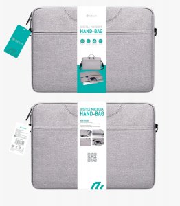 Devia torba do laptopa / MacBooka Justyle 15,4" szara 6