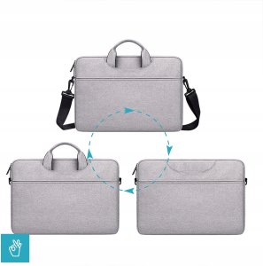 Devia torba do laptopa / MacBooka Justyle 15,4" szara 7