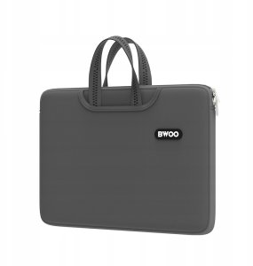 BWOO neoprenowa torba na laptopa z uchwytem 14" szara 2