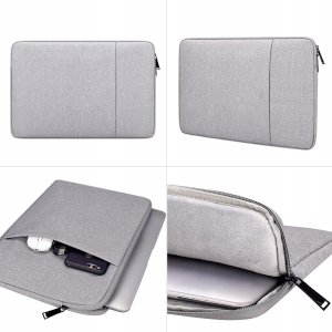 Devia pokrowiec wsuwka torba do laptopa / MacBooka Business 15,4'' szary 6