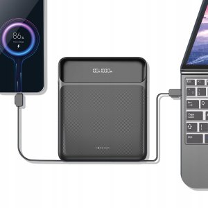 Forever power bank do laptopa TB-200 100W 20000 mAh czarny 4