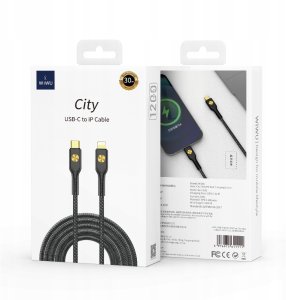 WIWU 30W kabel typ C na lightning Wi-C035 czarny 6