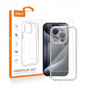 Vmax zestaw nakładka Mag + szkło 2,5D premium do iPhone 16 Plus 6,7" 3