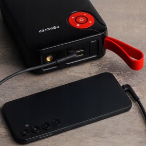 Forever Forever jump starter 4w1 JS-400 26,64Wh czarno-czerwony 2