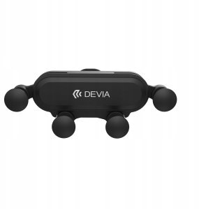 Devia uchwyt samochodowy Kintone ES071 grawitacyjny do kratki czarny 4