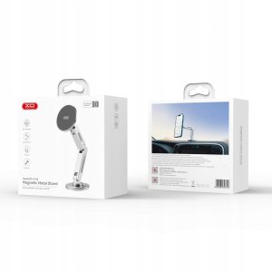 XO uchwyt samochodowy C148 magnetyczny srebrny przyklejany 2