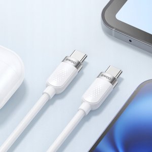 BWOO kabel 65W USB-C - USB-C 1m biały 6