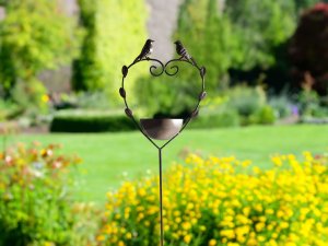 Ogrodowe poidełko dla ptaków brązowe SPARROW 2