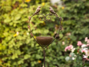 Ogrodowe poidełko dla ptaków brązowe SPARROW 5