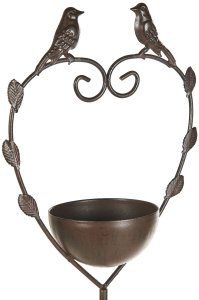 Ogrodowe poidełko dla ptaków brązowe SPARROW 8