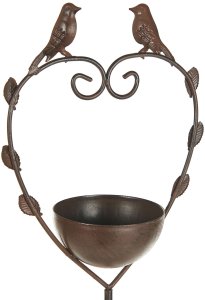 Ogrodowe poidełko dla ptaków brązowe SPARROW 9