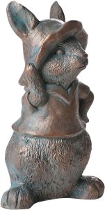 Figurka ogrodowa KONAKRY Królik Brązowy 4