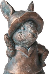 Figurka ogrodowa KONAKRY Królik Brązowy 6