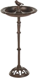 Ogrodowe poidełko dla ptaków brązowe SWALLOW 5