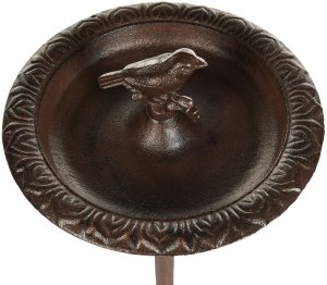 Ogrodowe poidełko dla ptaków brązowe SWALLOW 8