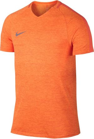 Nike Koszulka męska M NK Dry Top SS Squad Prime pomarańczowa r. S (806702 842) 1