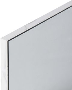 Szafka wisząca łazienkowa z lustrem JOINVILLE 60 cm 54 cm Biały marmur 8