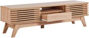 Szafka RTV DETROIT II Jasnobrązowy 4