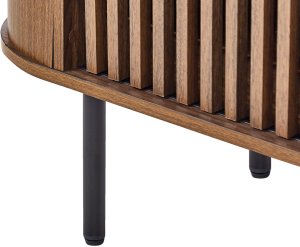Beliani Szafka RTV TAROON Drewno Ciemnobrązowy 9