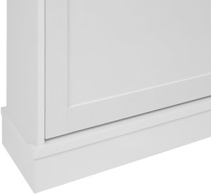 Szafka na buty 2 przegrody biała CHELAN 10