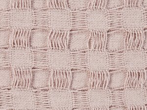 Narzuta na łóżko BERE Bawełna 220 x 240 cm Pastelowy róż 5