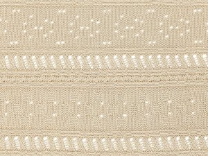 Narzuta na łóżko DAULET Bawełna 150 x 200 cm Beżowy 5