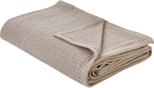 Narzuta na łóżko RAGALA Bawełna 220 x 240 cm Brązowy 4