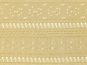 Narzuta na łóżko DAULET Bawełna 150 x 200 cm Żółty 5